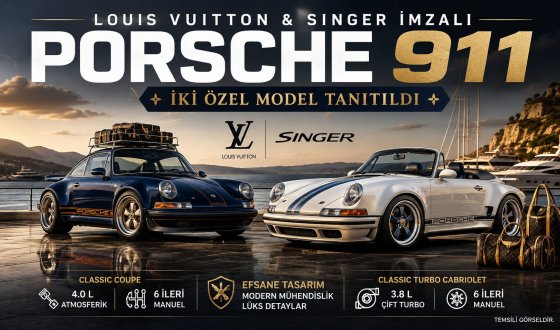Louis Vuitton ve Singer’dan İki Özel Porsche 911: Lüksün Yeni Tanımı