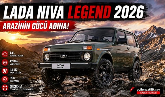 Lada Niva Legend 2026 Tanıtıldı: 49 Yıllık Efsane Yeniden Sahneye Çıktı