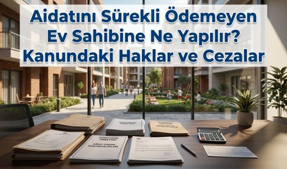 Aidatını Sürekli Ödemeyen Ev Sahibine Ne Yapılır? Kanundaki Haklar ve Cezalar