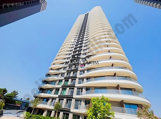 Bayraklı Neva Yalıda Martı Takım'dan Deniz Manzaralı 9.katta Kiralık 1+1 Daire