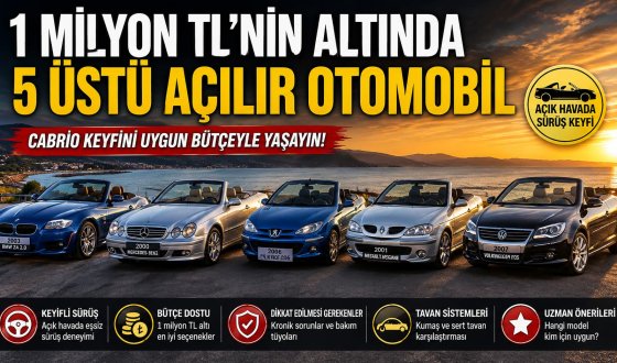 Cabrio Otomobil Hayali Kurup Bütçeyi Aşmak İstemeyenlere: 5 Uygun Model