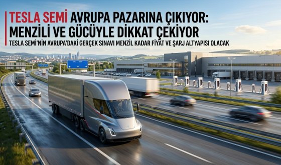 Tesla Semi Avrupa Pazarına Çıkıyor: Menzili ve Gücüyle Dikkat Çekiyor