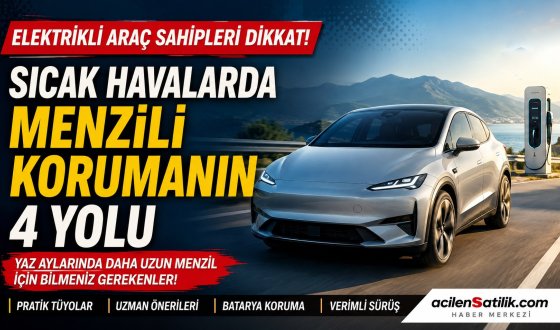 Elektrikli Araçlarda Yaz Performansı: Menzili Uzatmak İçin Bilmeniz Gereken 4 Tüyo