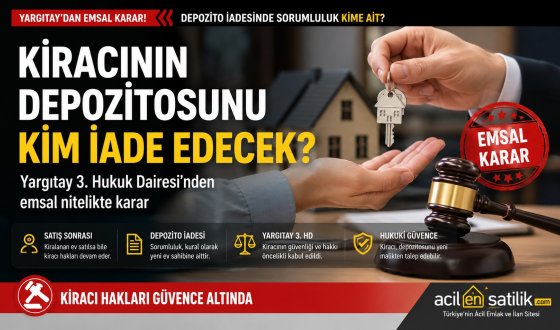 Depozito İadesinde Yeni Dönem: Yargıtay’dan Ev Sahiplerini İlgilendiren Karar !