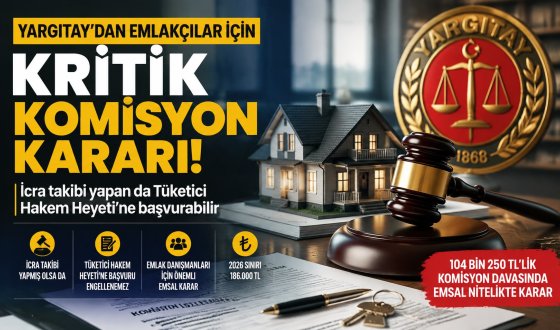 104 Bin TL’lik Emlak Komisyon Davasında Kritik Karar: Yargıtay Hak Arama Sürecini Netleştirdi
