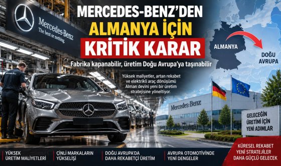 Yüksek Maliyetler Mercedes-Benz’i Harekete Geçirdi Üretimde Doğu Avrupa Hamlesi