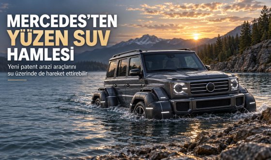 Mercedes’in Yeni SUV Teknolojisi Suda Yüzebilecek ve Kıyıya Kendi Çıkabilecek
