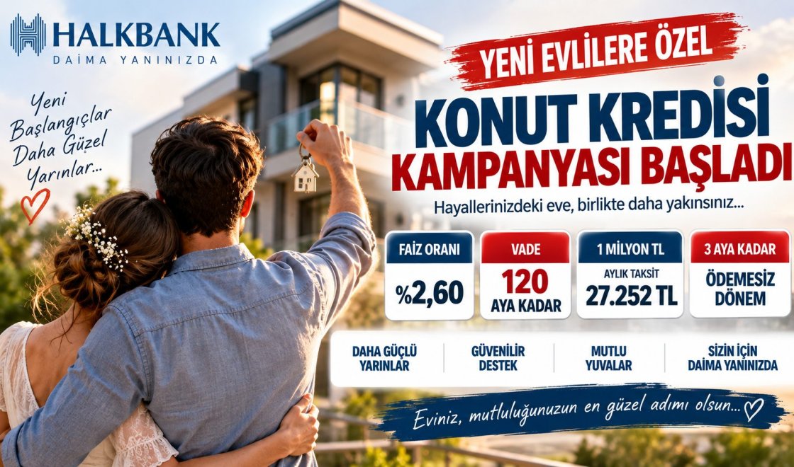 Yeni Evlilere %2,60 Faizli Konut Kredisi: Kimler Yararlanabilir, Aylık Taksit Ne Kadar?