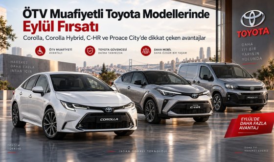 Toyota’dan ÖTV Muafiyetli Araç Alacaklara Eylül Avantajı: İşte Güncel Fiyatlar