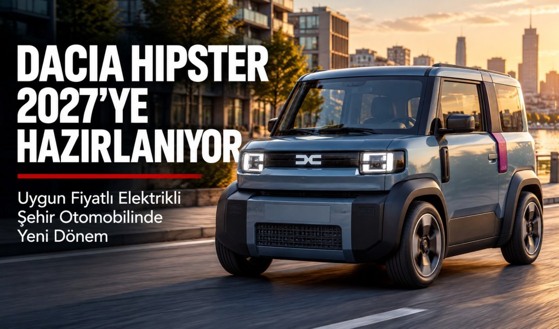 Dacia’nın En Ucuz Elektriklisi Hipster: 2027 İçin Üretim Planı Gündemde