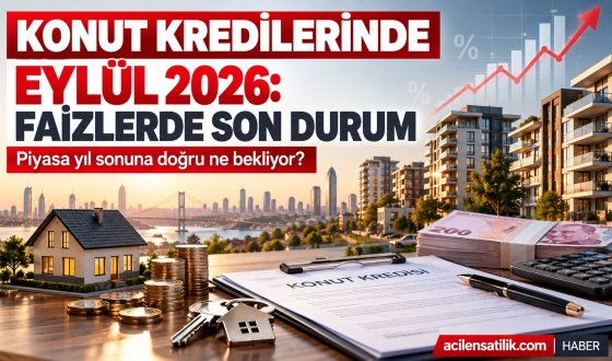Konut Kredisi Faizleri Düşecek mi? Eylül 2026 Banka Oranları ve Yıl Sonu Tahminleri