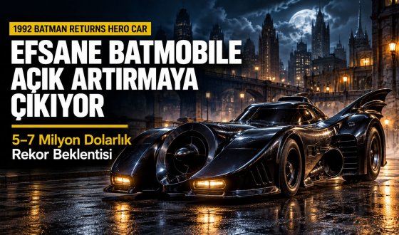 Sinema Tarihinin Efsane Batmobile’ı Yeni Sahibine Gidiyor: İşte Milyon Dolarlık Hikâyesi