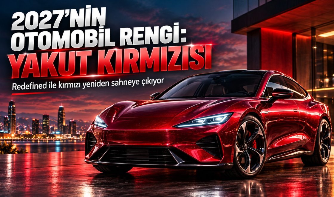 2027’nin Otomobil Rengi Belli Oldu: Yakut Kırmızısı Redefined Sahneye Çıkıyor