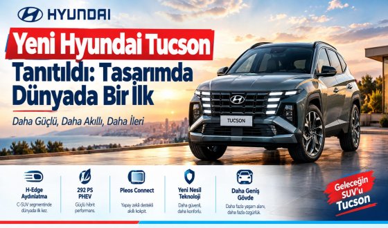Hyundai Tucson Baştan Aşağı Yenilendi: İşte Yeni Tasarım ve Hibrit Teknolojisi