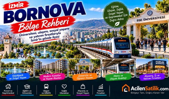 İzmir Bornova Bölge Rehberi: Bornova’da Yaşam, Konut ve Gayrimenkul Rehberi