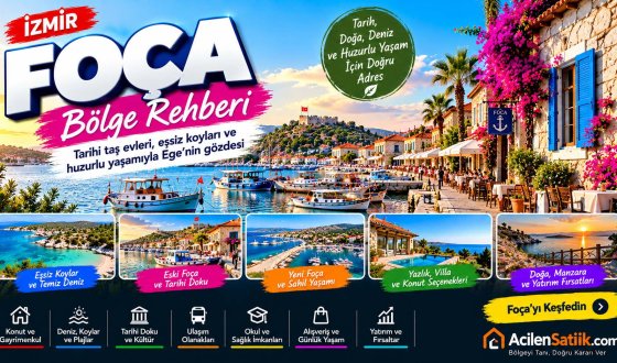 İzmir Foça Bölge Rehberi: Foça’da Yaşam, Yazlık ve Gayrimenkul Rehberi