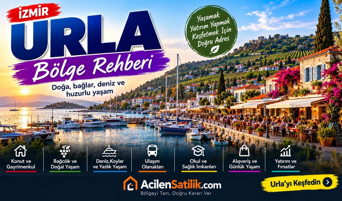 İzmir Urla Bölge Rehberi: Urla’da Yaşam, Konut ve Gayrimenkul Rehberi