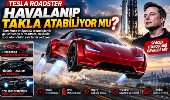 Elon Musk'ın En İddialı Otomobil Projesi: Tesla Roadster ve SpaceX İş Birliğinin Sırları