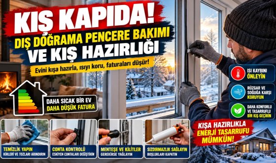 Kış Gelmeden Pencerelerinizi Kontrol Edin! Soğuk Hava ve Su Sızıntısına Karşı 10 Önemli Önlem
