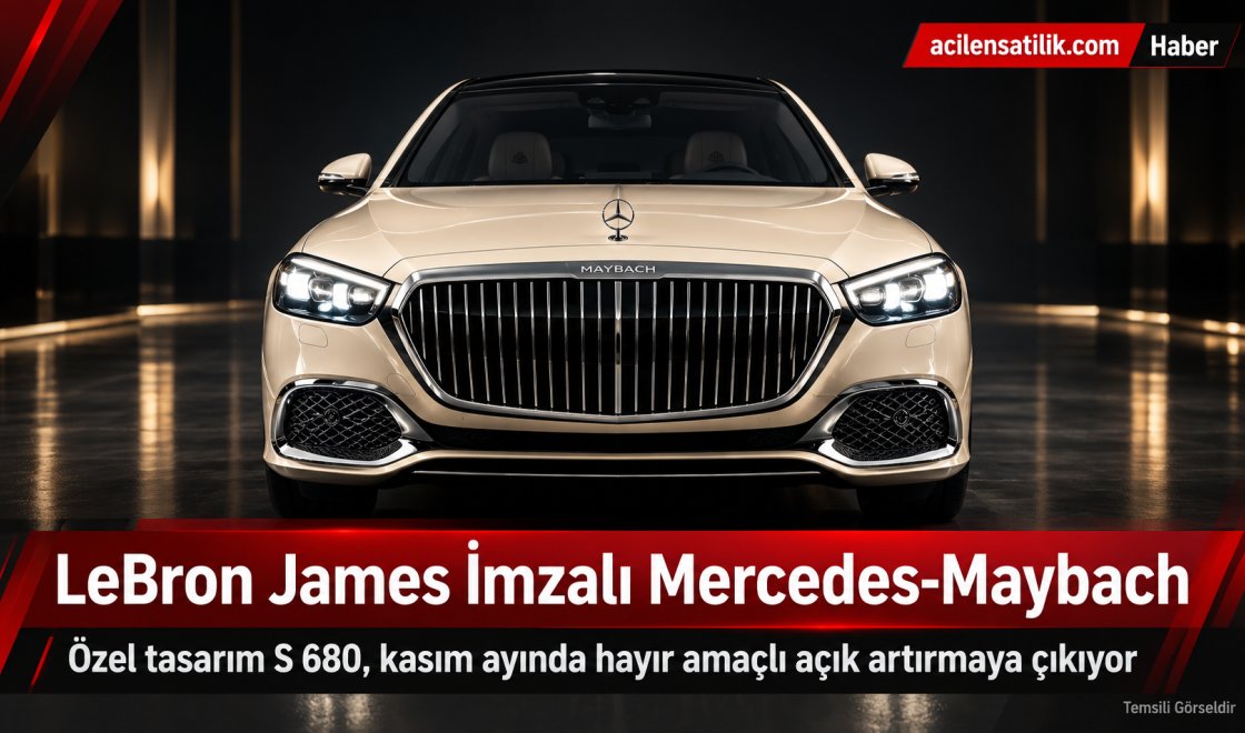 Mercedes-Maybach S 680’e LeBron James Dokunuşu: Dünyada Eşi Az Bulunan Özel Tasarım