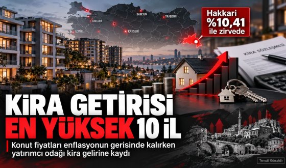 Türkiye'nin Kira Getirisi Şampiyonları Belli Oldu: Konut Yatırımı Kaç Yılda Amorti Ediliyor?