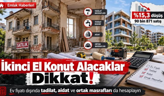 Ucuz Diye Aldığınız Ev Pahalıya Patlayabilir! İkinci El Konut Alırken Nelere Dikkat Edilmeli?