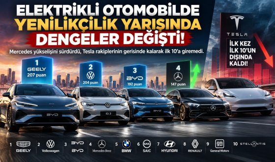 Mercedes-Benz'den Büyük Yükseliş, Tesla'dan Tarihi Gerileme: Elektrikli Otomobilde Yeni Sıralama