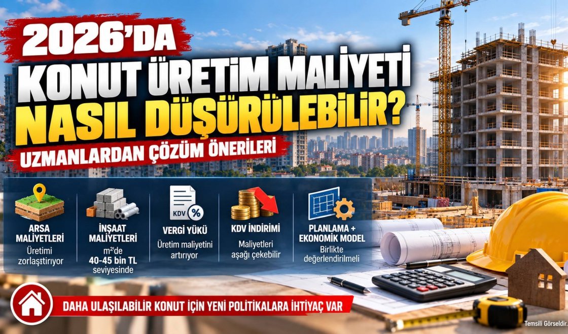 Konut Üretiminde Maliyet Alarmı: Arsa, Vergi ve İnşaat Giderleri Mercek Altında