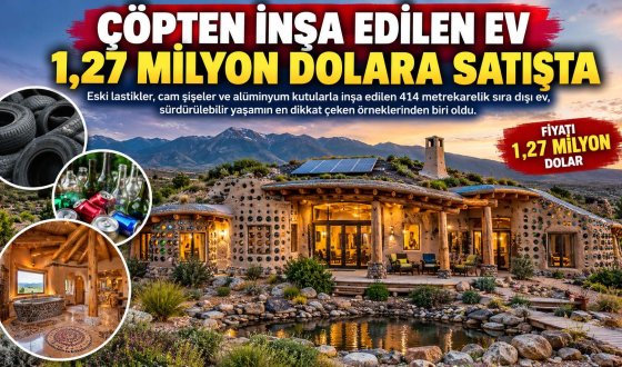 ABD’de Geri Dönüşüm Mucizesi: Atık Malzemelerden Yapılan Eve 1,27 Milyon Dolar İstiyorlar