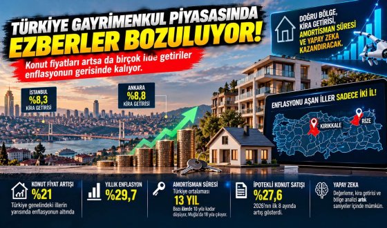 Gayrimenkulde Kazancın Formülü Değişti! Kira Getirisi, Amortisman ve Yapay Zekâ Öne Çıkıyor
