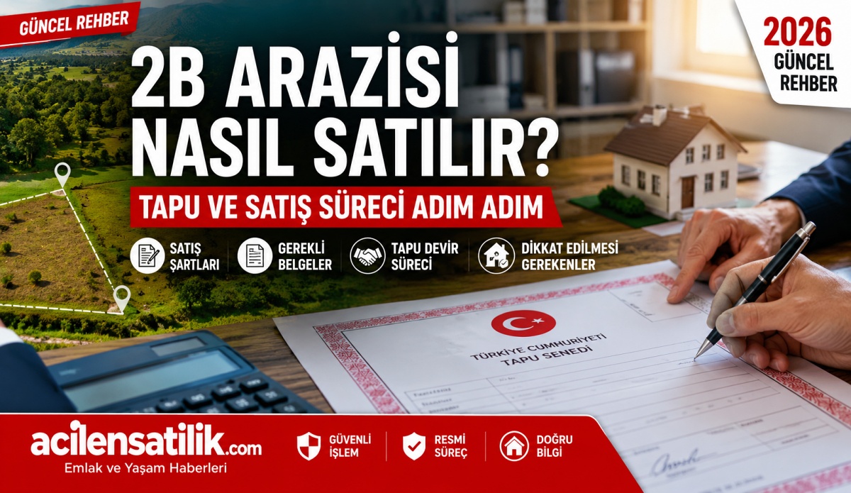 2B Arazi Alım ve Satımında Merak Edilenler: Tapu Devri Nasıl Yapılır?