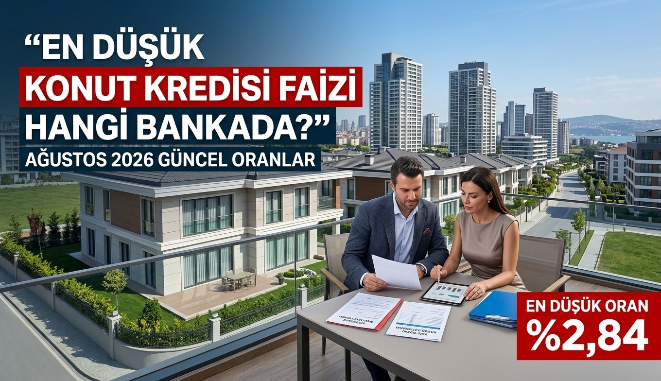 Ağustos 2026 Konut Kredisi Faiz Oranları Açıklandı: En Uygun Kredi Hangi Bankada?