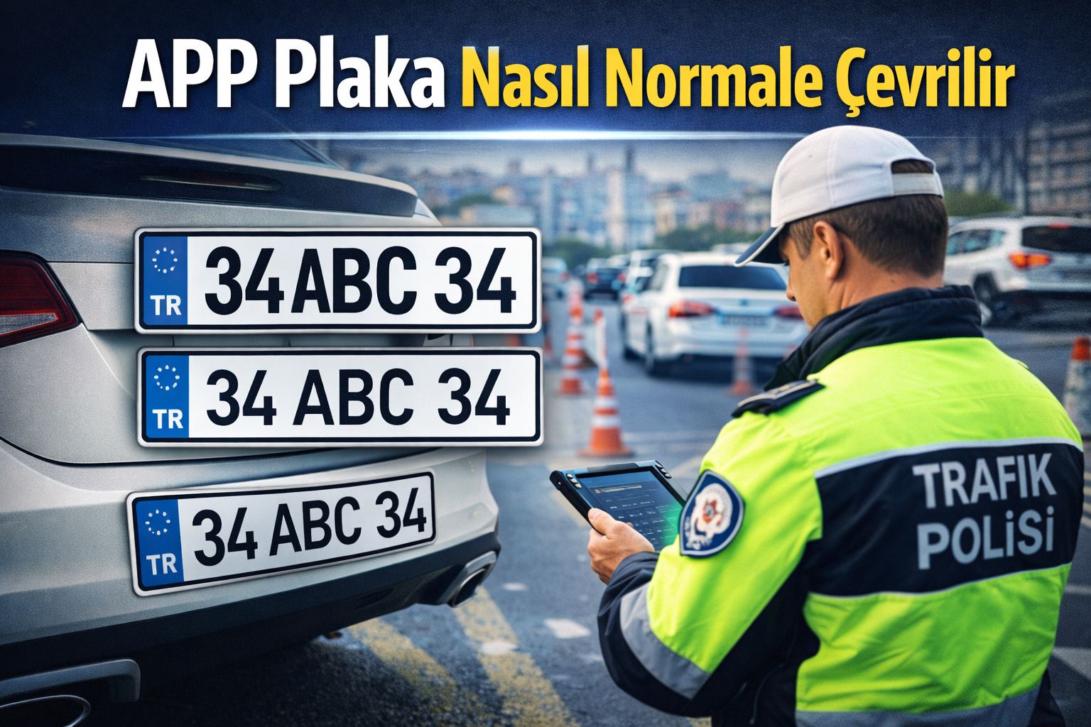 APP Plaka Kullananlara Uyarı Plakanızı Nasıl Yasal Hale Getirebilirsiniz