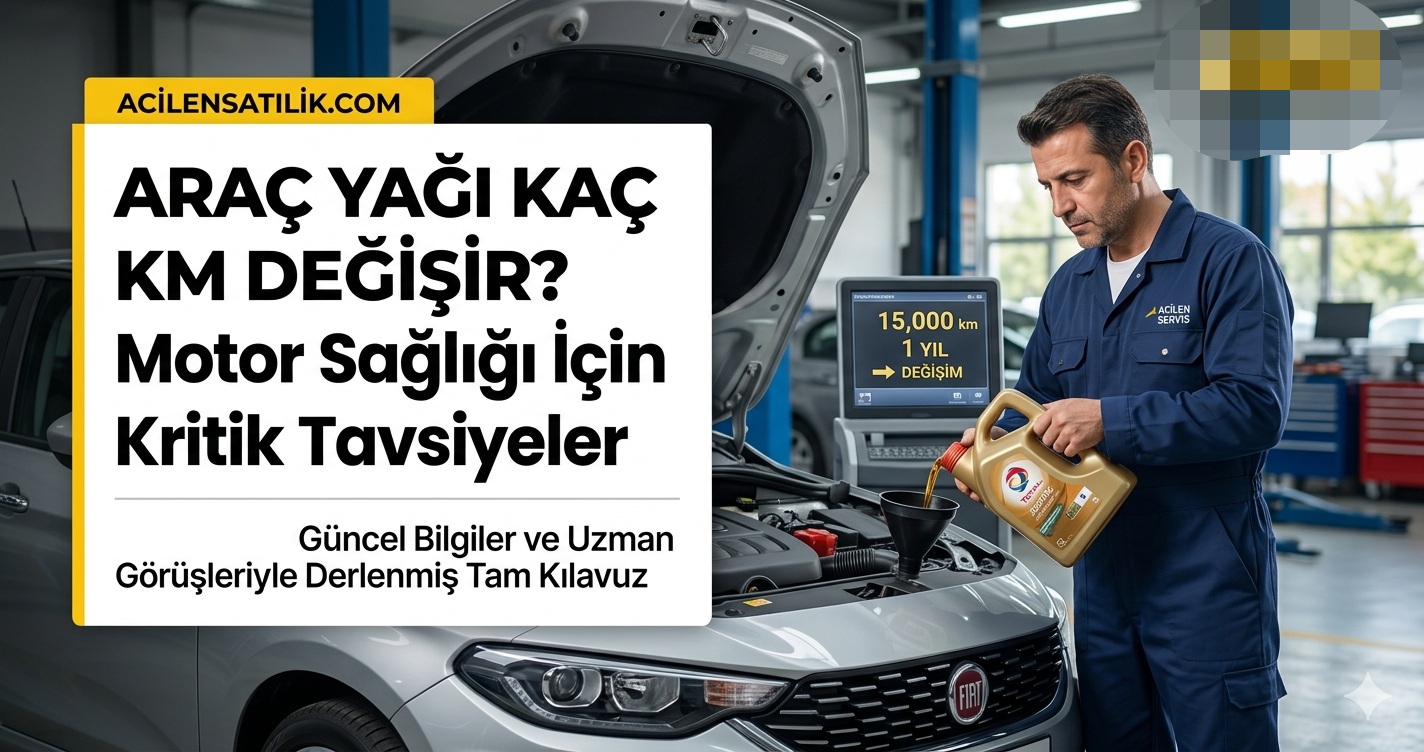 ARAÇ YAĞI KAÇ KM DEĞİŞİR? Motor Sağlığı İçin Kritik Tavsiyeler