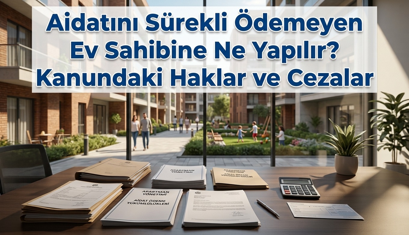 Aidatını Sürekli Ödemeyen Ev Sahibine Ne Yapılır? Kanundaki Haklar ve Cezalar