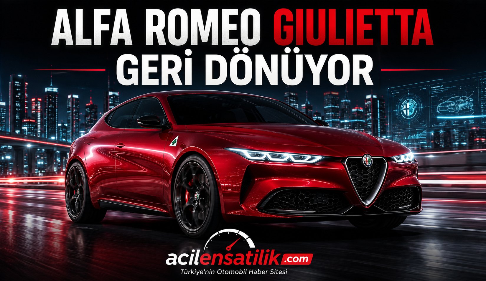 Alfa Romeo’dan Büyük Sürpriz! Giulietta Modern Tasarımla Geri Geliyor