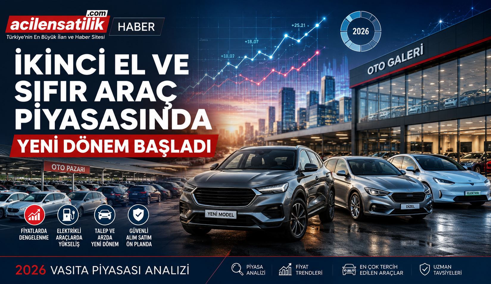 Araç Yatırımında Yeni Fırsatlar İkinci El ve Sıfır Otomobil Pazarı Hareketleniyor