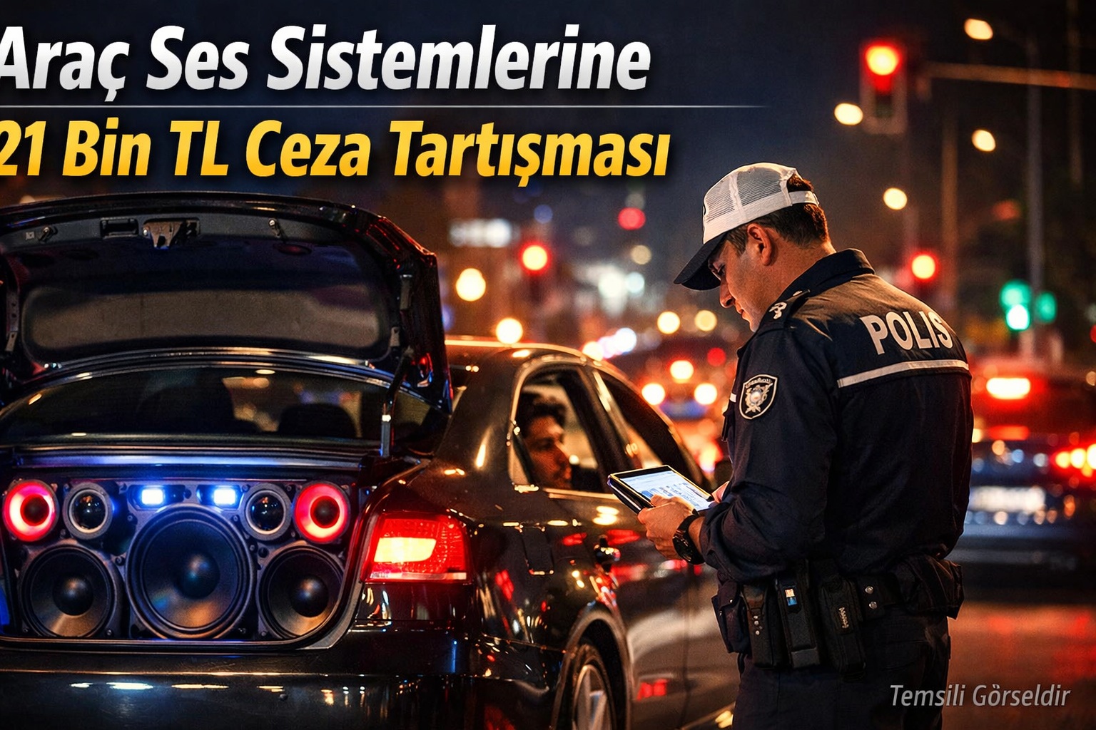 Araçta Yüksek Sesle Müzik Dinleyenlere 21 Bin TL Ceza Tartışması