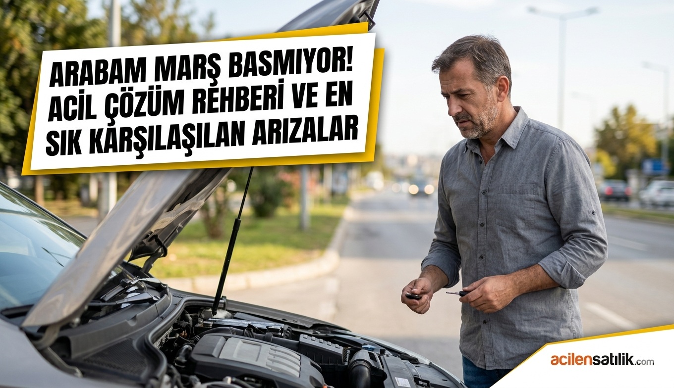 Arabam Marş Basmıyor! Acil Çözüm Rehberi ve En Sık Karşılaşılan Arızalar