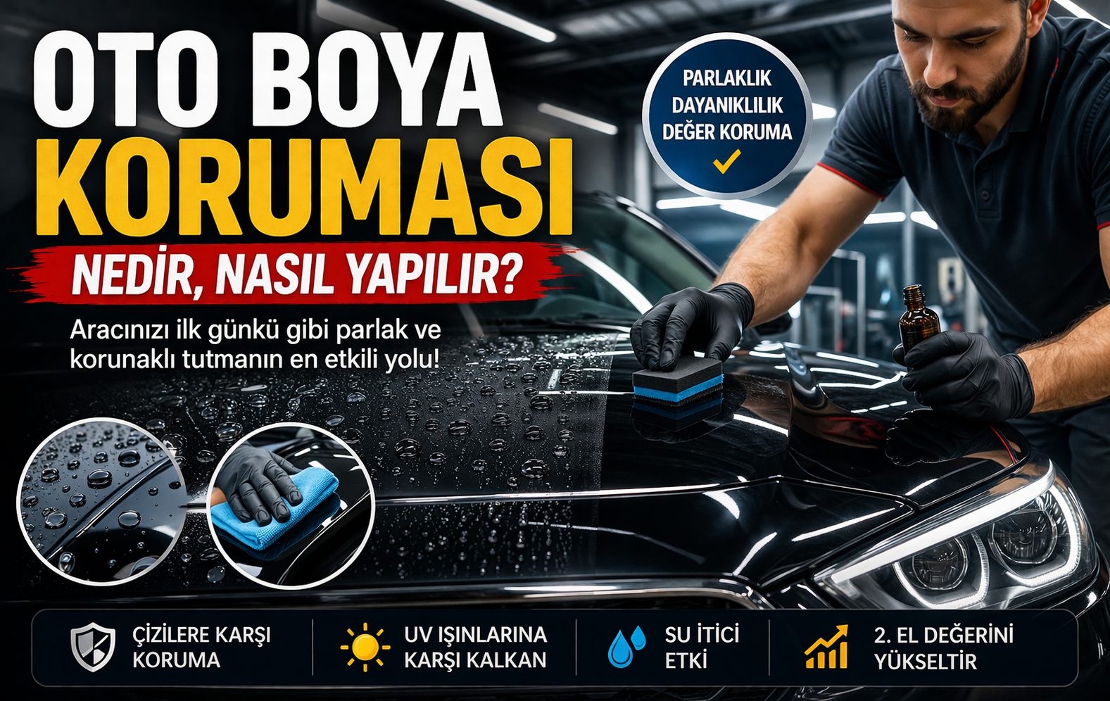 Aracınızı İlk Günkü Gibi Tutmanın Sırrı Boya Koruma Detayları