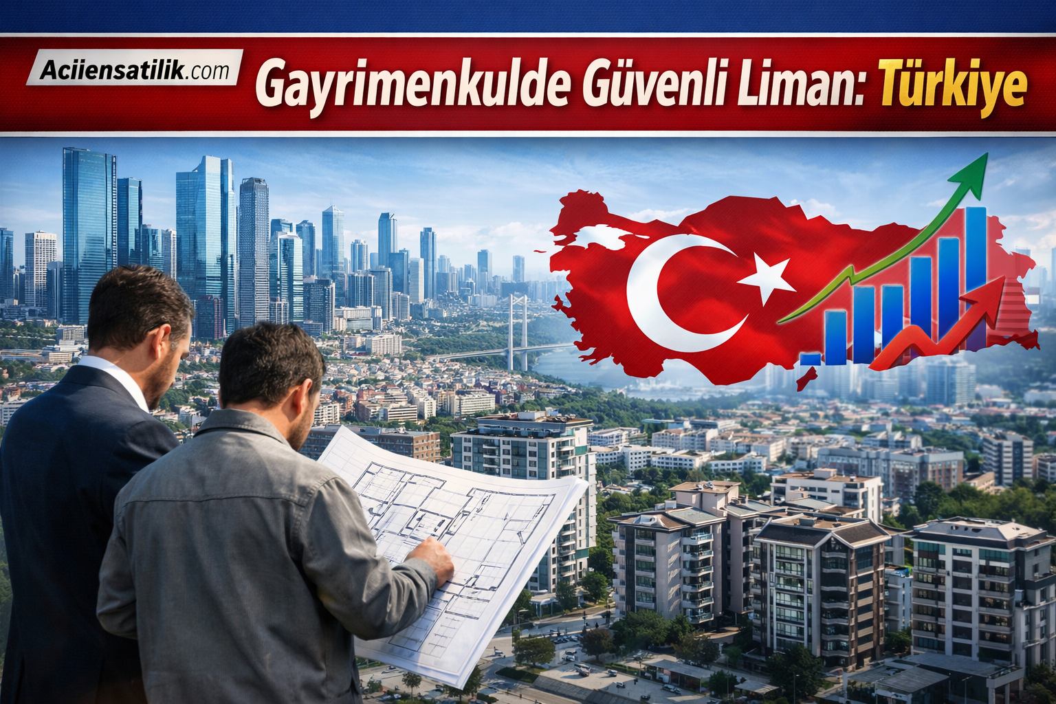 Arsa ve Konutta Büyük Fırsat Türkiye Güvenli Liman Olmaya Devam Ediyor