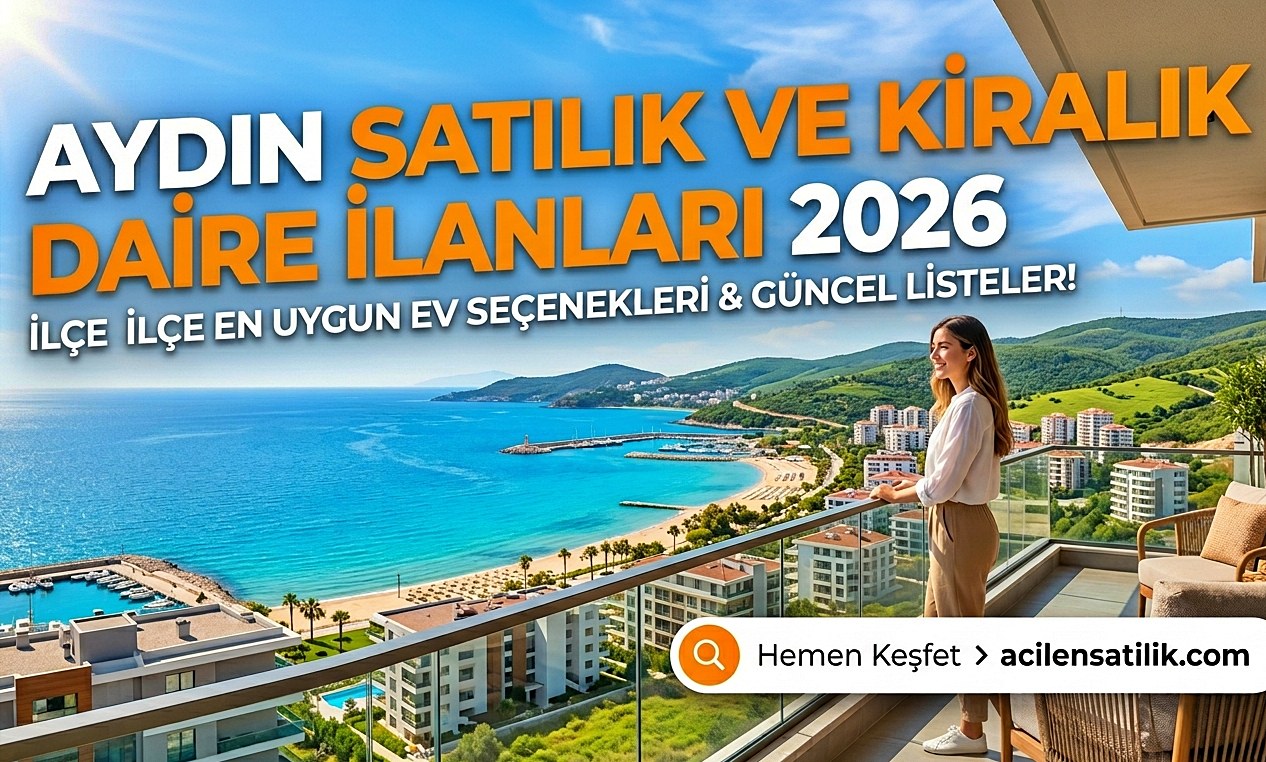 Aydın Kiralık Daire İlanları 2026: İlçe İlçe En Uygun Ev Seçenekleri!