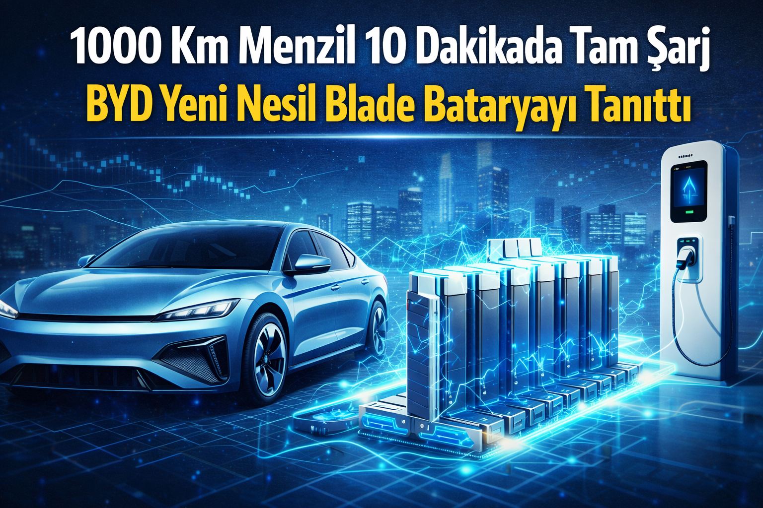 BYD Batarya Teknolojisini Güncelledi Elektrikli Otomobiller Daha Hızlı Şarj Olacak