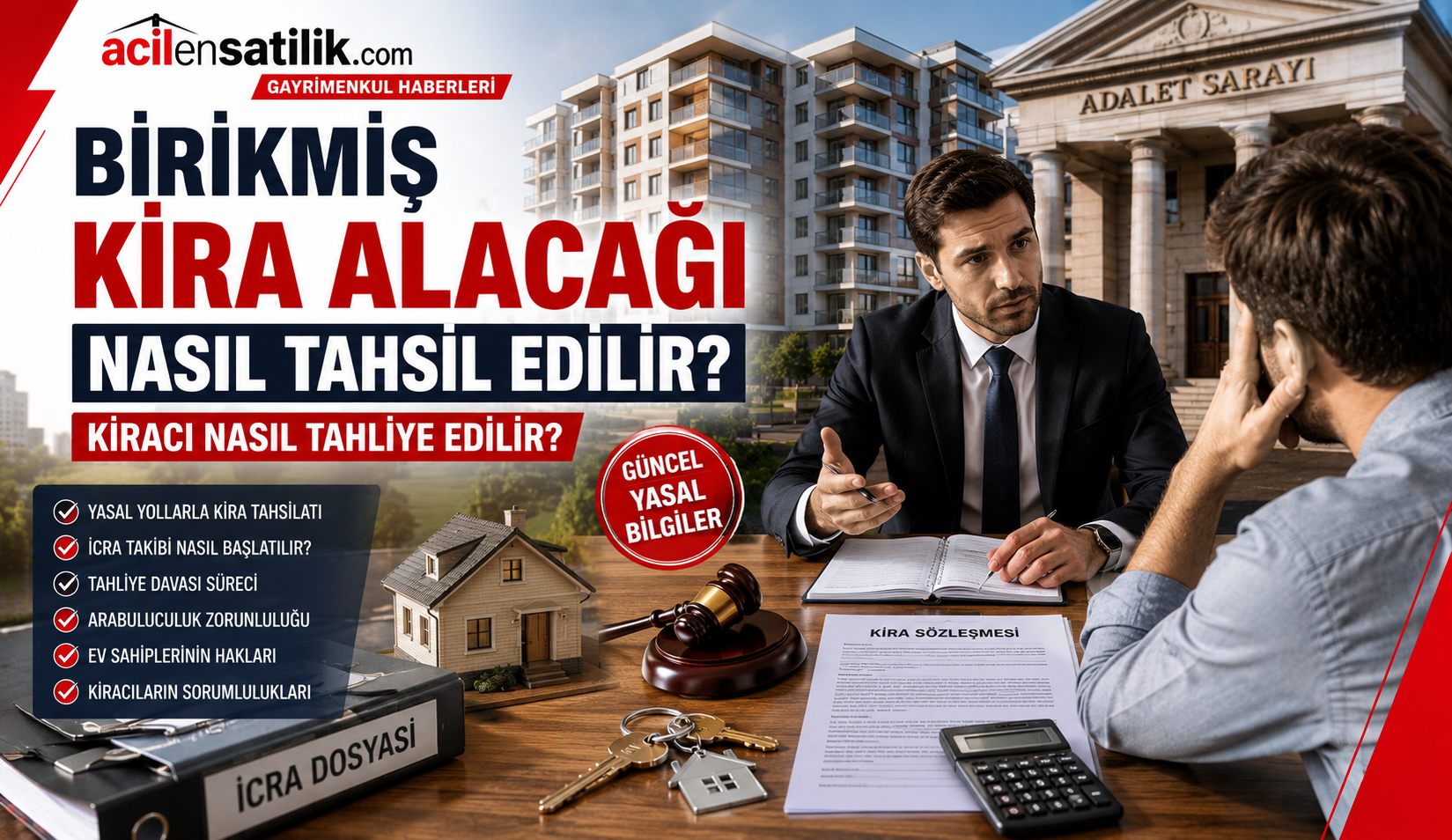 Biriken Kira Borçlarında Tahliye ve Tahsilat Süreci Nasıl İşliyor