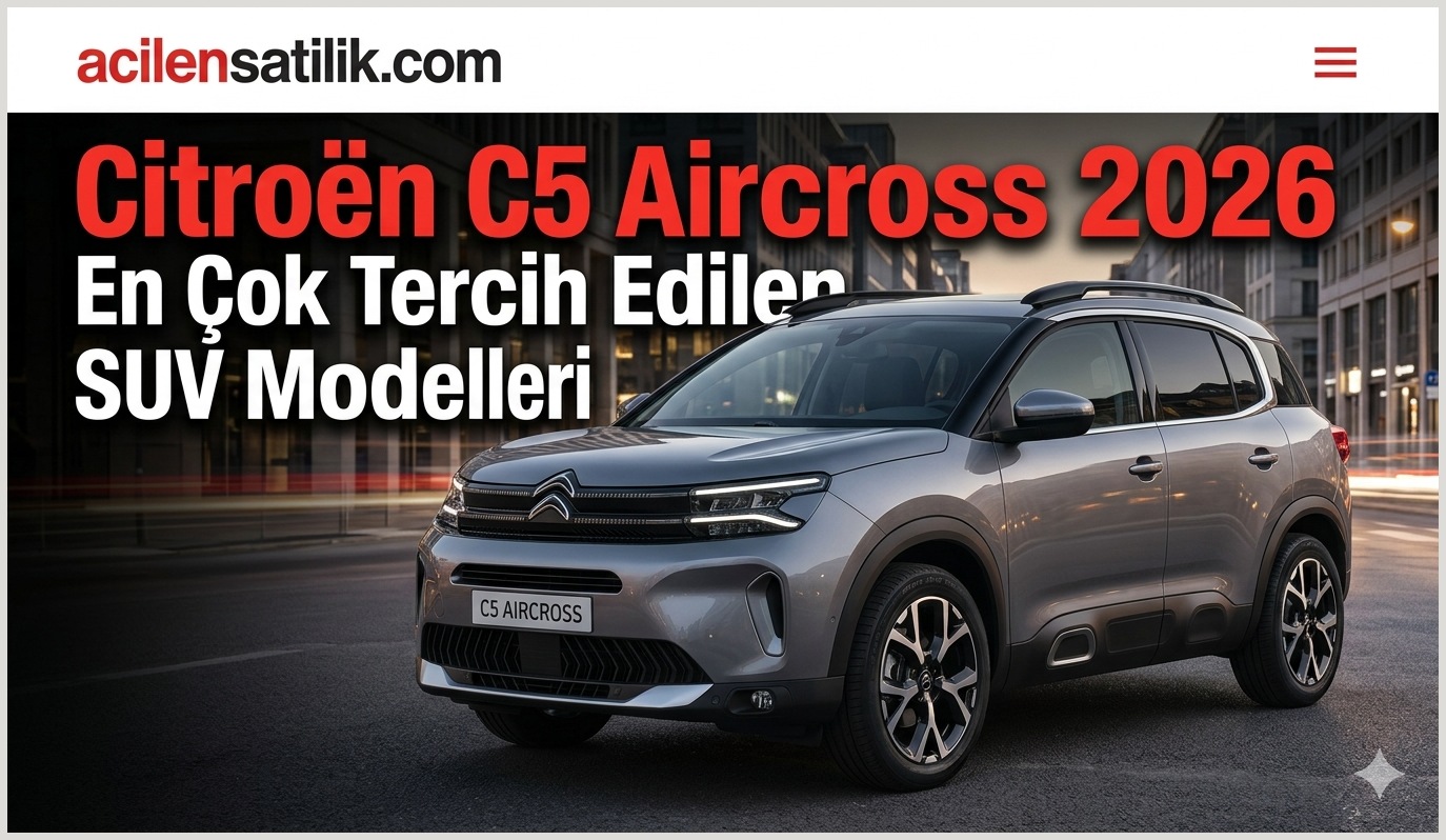 Citroën C5 Aircross Alınır mı İşte Tüm Detaylar ve Donanım Farkları