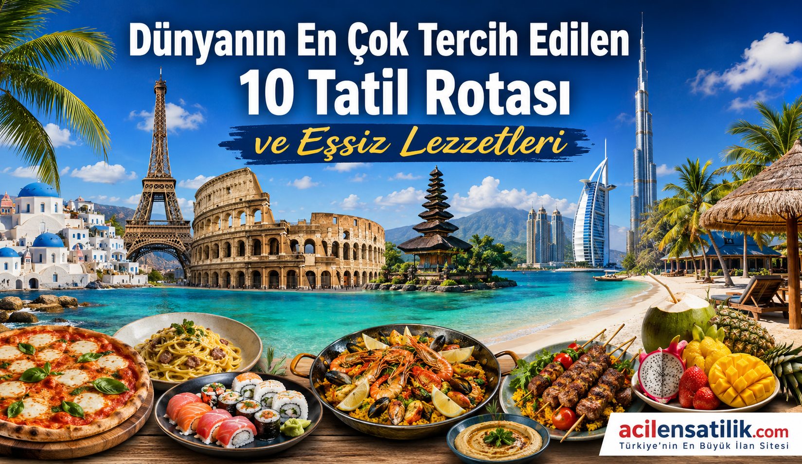 Deniz, Doğa, Tarih ve Lezzet Bir Arada: Dünyanın En Güzel 10 Tatil Rotası