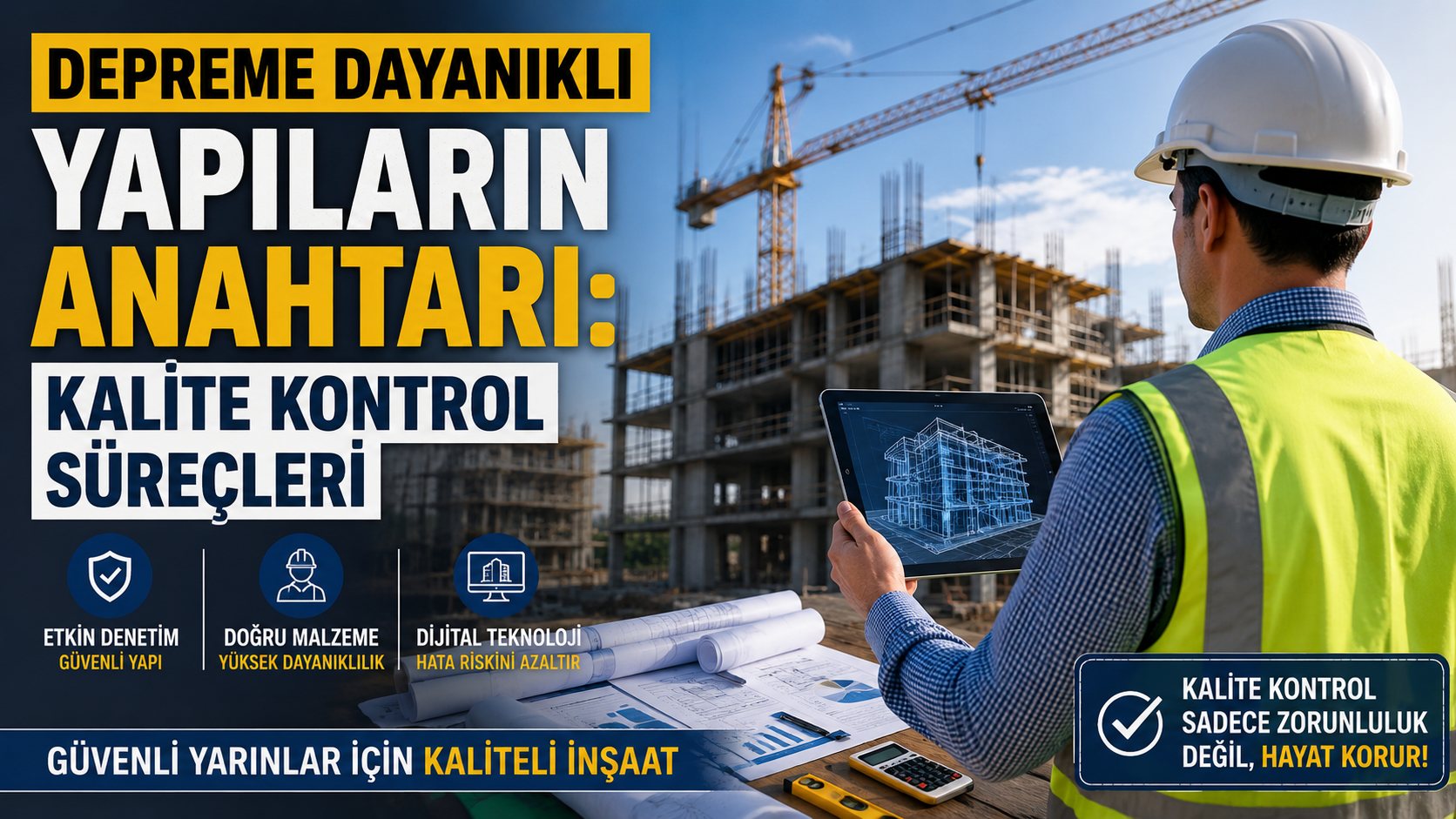 Depreme Dayanıklı Yapıların Sırrı: Kalite Kontrol Süreçleri Hayat Kurtarıyor