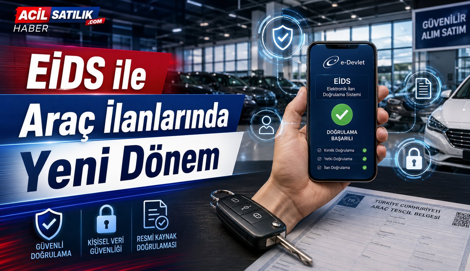 EİDS Nedir? Araç İlanlarında Yeni Güvenlik Sistemi Nasıl Çalışıyor?