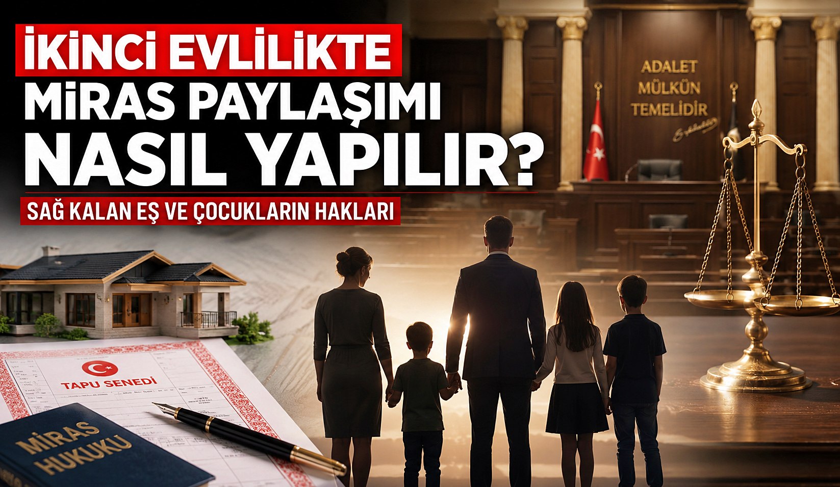 Eşlerden Biri Vefat Ederse Miras Kime Kalır? Sağ Kalan Eşin Saklı Pay Hakkı ve Yasal Mirasçılar