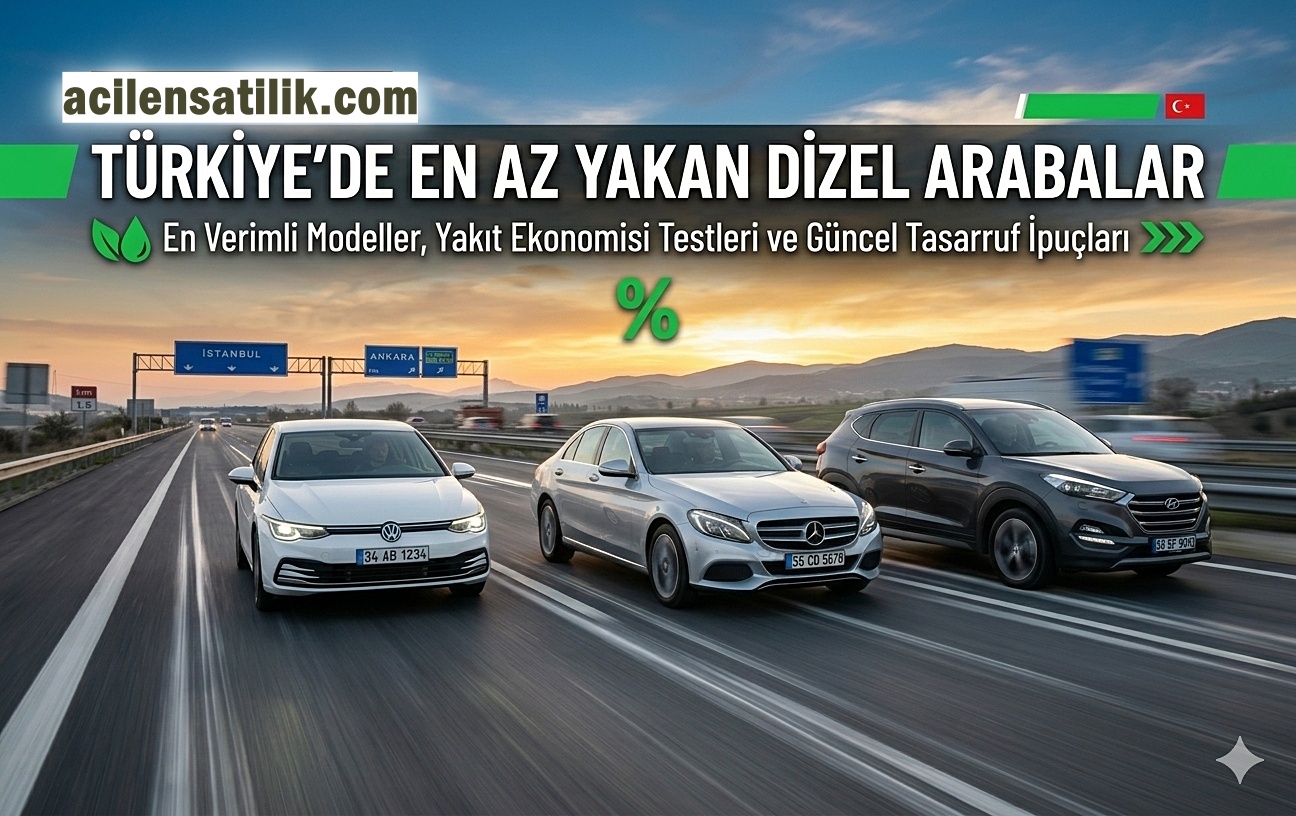 Ekonomik Sürüş İçin En Az Yakan Dizel Arabalar